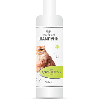 Шампунь Doctor Vet для довгошерстих котів, 500 мл