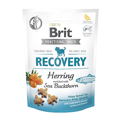 Функціональні ласощі для собак Brit Care Functional Snack Recovery Herring з оселедцем
