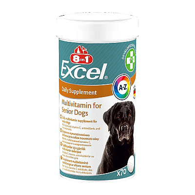 Вітаміни 8in1 Excel Multi Vitamin Senior для собак похилого віку мультивітамін