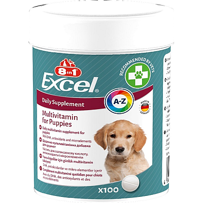 Витамины 8in1 Excel Multi Vitamin Puppy для щенков и молодых собак мультивитамин