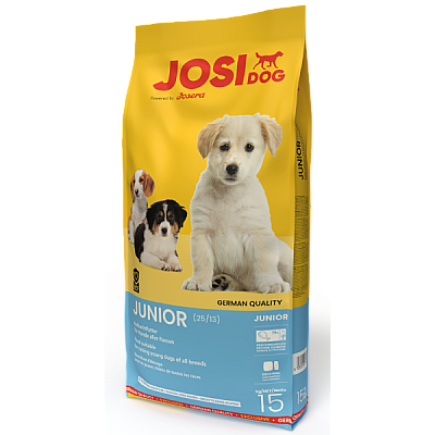 Сухий корм для цуценят і молодих собак усіх порід JOSIDOG JUNIOR (25/13) з домашньою птицею