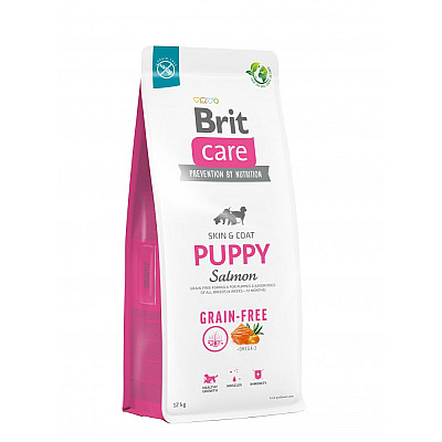  Сухий беззерновий корм для цуценят Brit Care Dog Grain-free Puppy з лососем