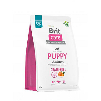 Сухий беззерновий корм для цуценят Brit Care Dog Grain-free Puppy з лососем, 3 кг