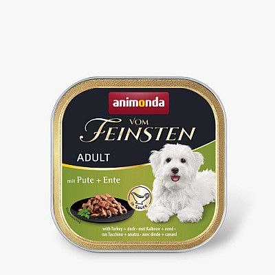 Корм вологий для собак Animonda Vom Feinsten delicious sauce Adult with Turkey + duck з індичкою і качкою