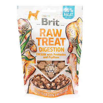 Ласощі для собак Brit Raw Treat freeze-dried Digestion для травлення, курка