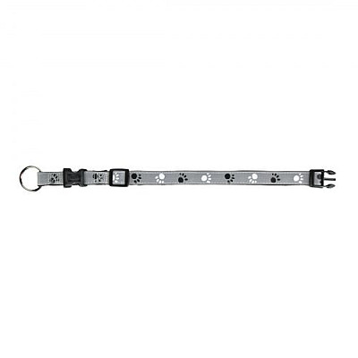 Нашийник Trixie Silver Reflect для собак, світловідбиваючий, XS-S: 22-35 см/15 мм