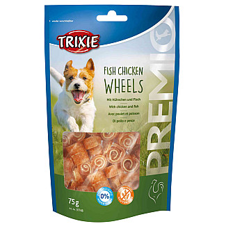 Trixie PREMIO Fish Chicken Wheels курка/риба для собак, 75 г