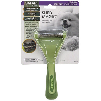 Дешеддер для середньої та довгої шерсті собак Safari Shed Magic шед меджик