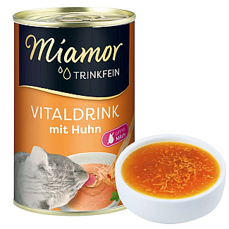 Влажный корм для кошек Miamor Vitaldrink mit Huhn бульон с курицей, 135г