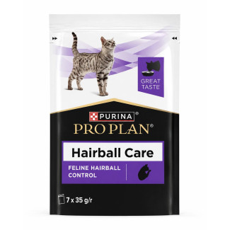 Вологий корм  Purina Pro Plan (Пуріна Про План) Hairball Care, 7*35 г