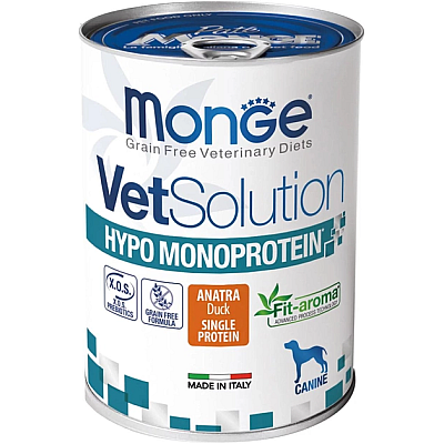 Вологий корм для собак Monge VetSolution Wet Hypo з качкою