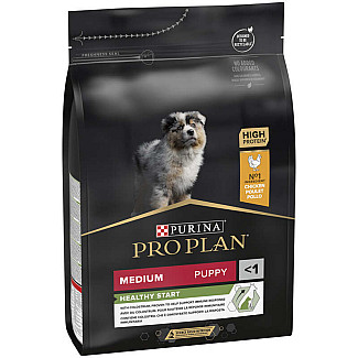 Сухий корм для цуценят собак середніх порід з куркою Purina Pro Plan (Пуріна Про План) Puppy Medium Chicken, 3 кг