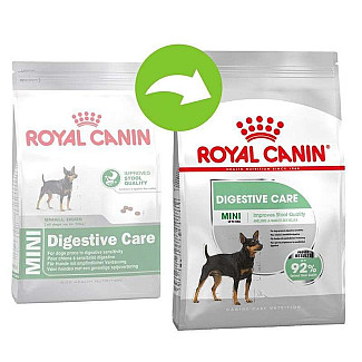 Royal Canin  Mini Digestive Care Сухой корм для взрослых собак мелких пород с чувствительным пищеварением в возрасте старше 10 месяцев, 3 кг