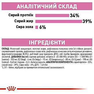 Royal Canin BABYCAT MILK  заменитель материнского молока для котят, 300 гр