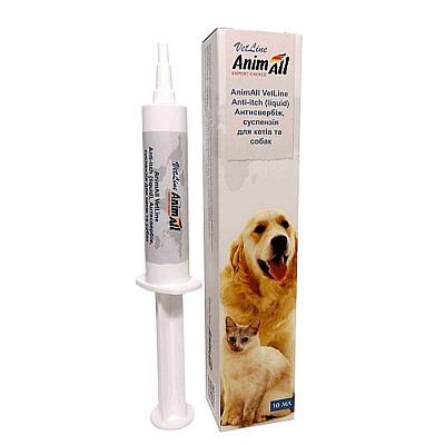 AnimAll VetLine (ЕнімАлл ВетЛайн) Суспензія для собак і котів "Антисвербіж"