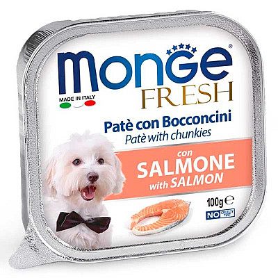 Monge (Монж) DOG FRESH - Ніжний паштет з лососем для собак