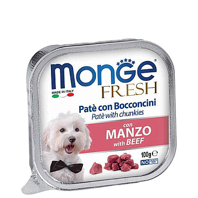 Monge (Монж) DOG FRESH - Ніжний паштет з яловичиною для собак