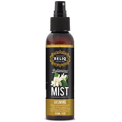 Reliq Botanical Botanical Mist-Jasmine - Спрей-одеколон з ароматом жасмину для догляду та зволоження шерстi собак
