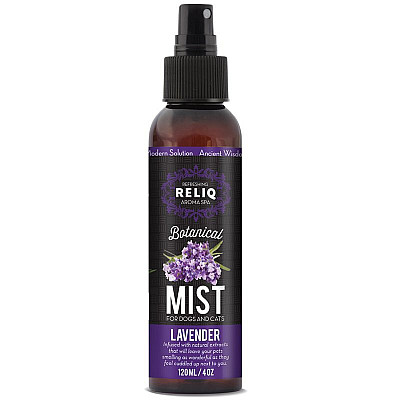 Reliq Botanical Botanical Mist-Lavender - Спрей-одеколон з ароматом лаванди для догляду та зволоження шерсті собак