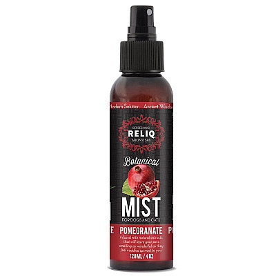 Reliq Botanical Botanical Mist-Pomegranate - Спрей-одеколон з екстрактом гранату для догляду та зволоження шерсті собак