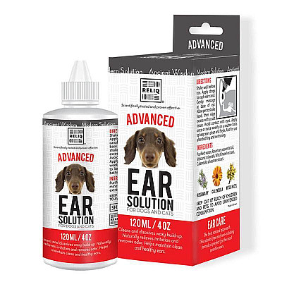 Reliq Ear Solution - Рідкий засіб для догляду за вухами для собак і котів