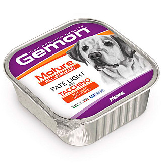 Вологий корм для дорослих собак усіх порід (паштет) Gemon (Джемон) Dog Adult Turkey з індичкою, 150 г