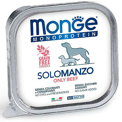 Monge (Монж) Monoprotein Dog Solo Only Beef – Монопротеїновий паштет з яловичиною для собак