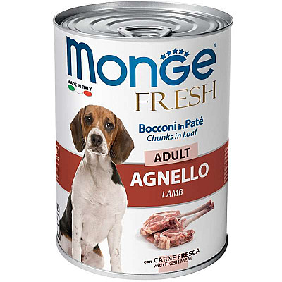 Вологий корм MONGE DOG FRESH консерва ягня