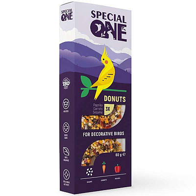Special One Donuts - Пончики "Паприка, корква, кунжут" для декоративних птахів