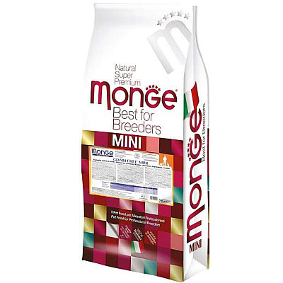 Беззерновий корм для дорослих собак дрібних порід Monge (Монж) BWild Grain Free Anchovies Adult Mini з анчоусом