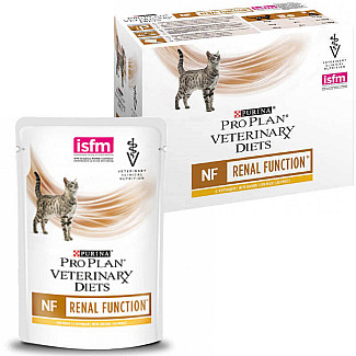 Вологий корм для кішок при при патології нирок Purina Pro Plan Veterinary Diets NF Renal Function Advanced Care з куркою,10х 85 г