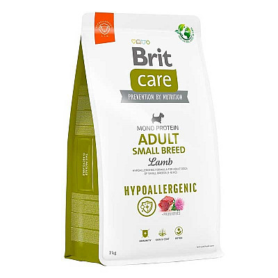 Brit Care (Бріт Кеа) Hypoallergenic Adult Small Breed - Сухий монопротеїновий корм з ягням для собак малих порід