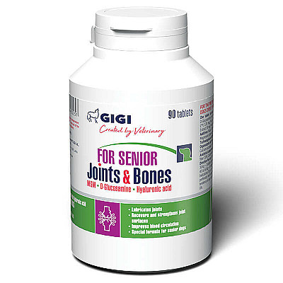 Gigi (Гігі) For Senior Joints & Bones - Вітамінно-мінеральний комплекс для зміцнення та відновлення суглобів у собак похилого віку