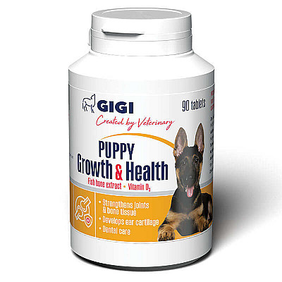 Gigi (Гігі) Puppy Growth & Health - Вітамінно-мінеральний комплекс для зміцнення кісткової та хрящової тканини у цуценят