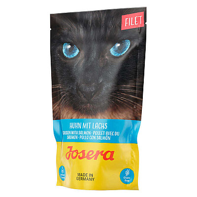 Влажный корм для кошек Josera филе курицы с лососем