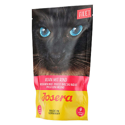 Влажный корм для кошек Josera филе курицы с говядиной