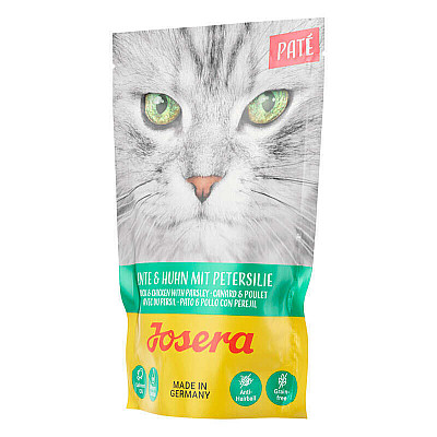 Вологий корм для котів Josera паштет качка та курка з петрушкою