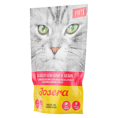 Вологий корм для котів Josera паштет гуляш з яловичини та курки