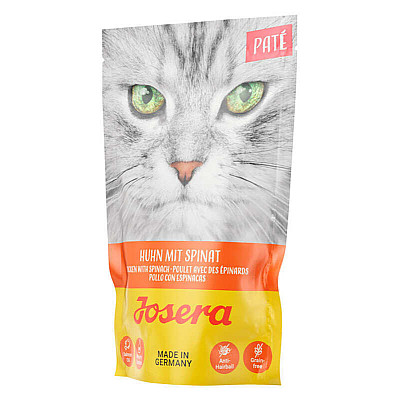 Вологий корм для котів Josera паштет курка зі шпинатом