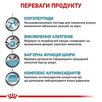 Лікувальний корм для собак при небажаній реакції на корм Royal Canin Anallergenic Dog, 3 кг