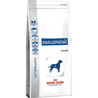 Лікувальний корм для собак при небажаній реакції на корм Royal Canin Anallergenic Dog, 3 кг