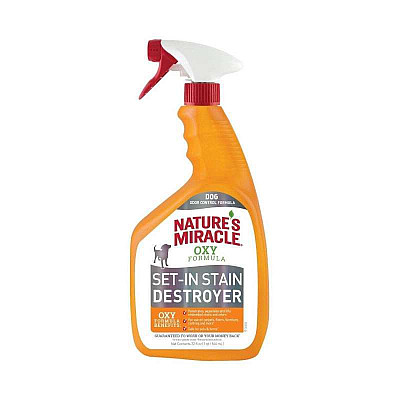 Nature's Miracle (Нейчерс Міракл) Set-In Stain Destroyer Oxy Formula - Винищувач плям та запахів "Оранж-Оксі" для собак
