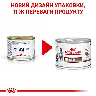Лікувальні консерви для собак і кішок Royal Canin Recovery (мус) , 195 г