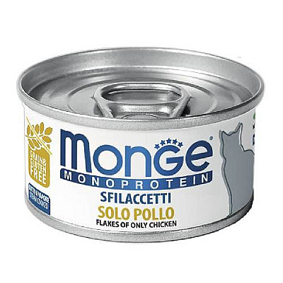 Monge (Монж) Monoprotein Solo pollo - Монопротеїнові консерви з м'яса курки для кішок