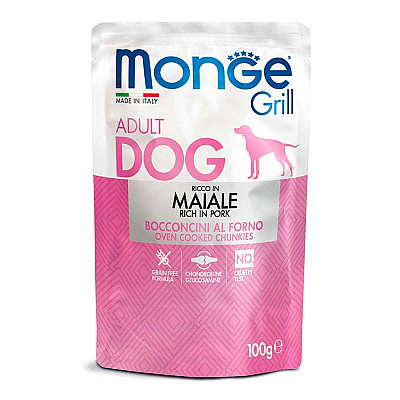 Monge (Монж) Dog Grill Maiale - Консервований корм зі свининою для дорослих собак