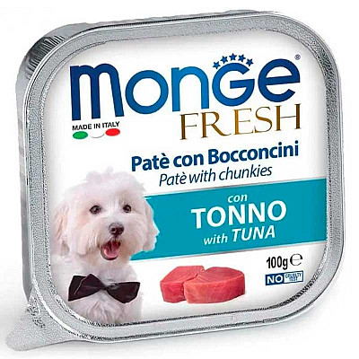 Monge (Монж) DOG FRESH - Ніжний паштет з тунця для собак