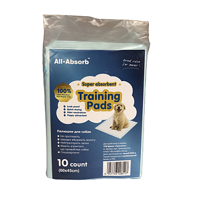 Пелюшки All-Absorb Basic для собак 60х45см
