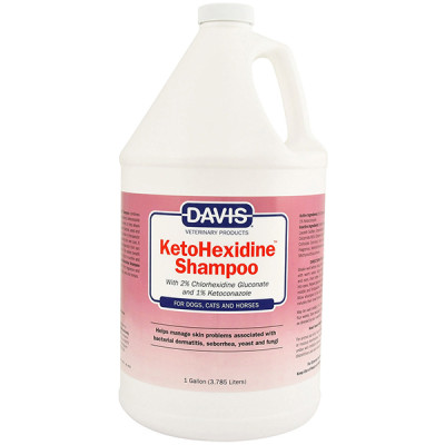 Davis KetoHexidine Shampoo шампунь с хлоргексидином и кетоконазолом для собак и котов с заболеваниями кожи