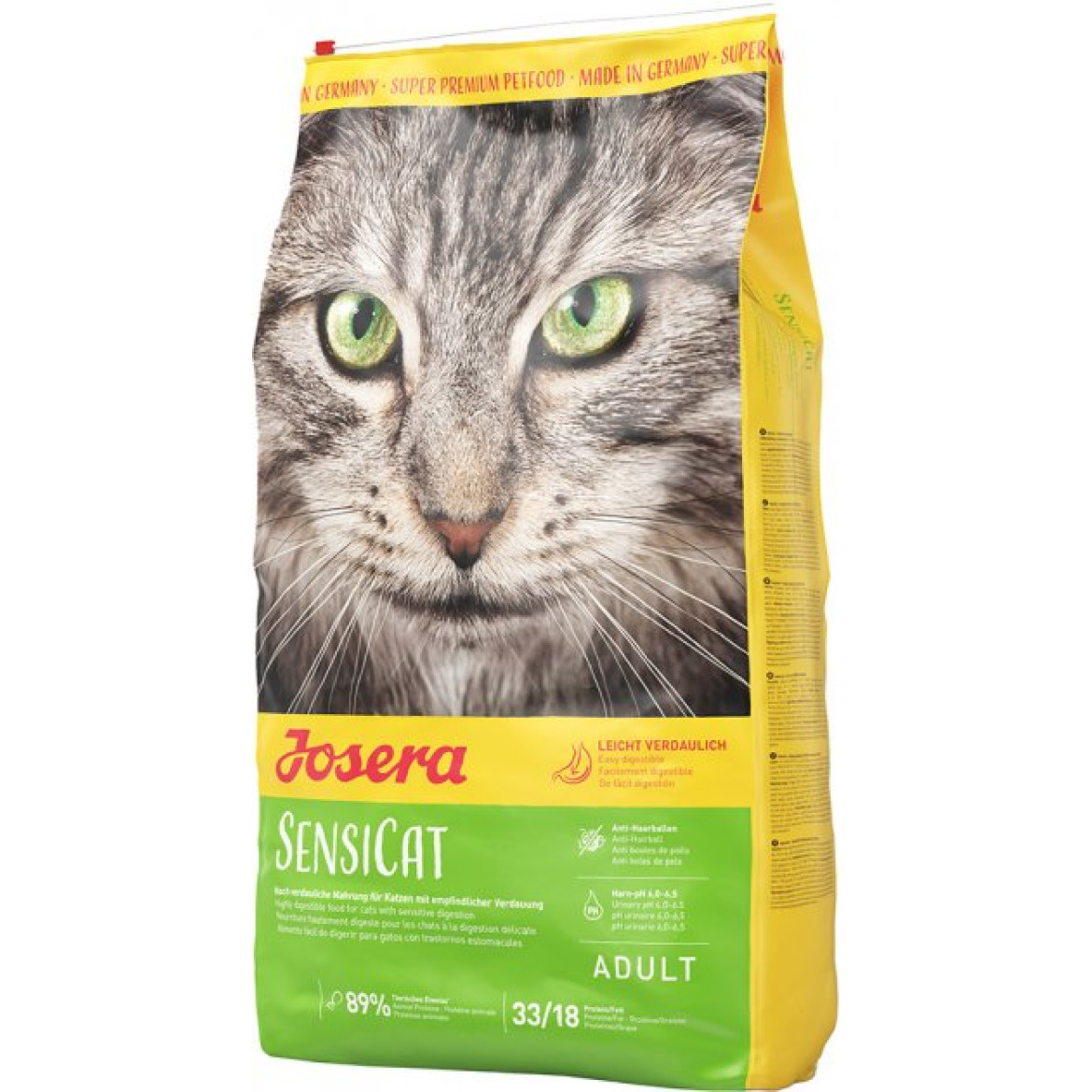 Josera Sensicat сухий корм для кішок з чутливим травленням, 10 кг
