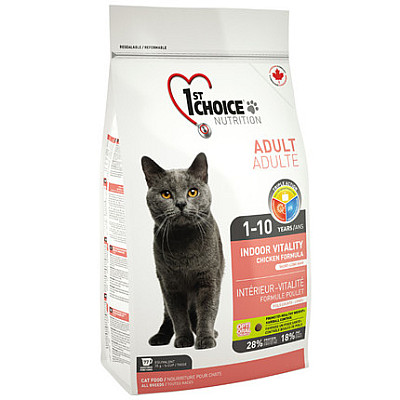 Сухий корм для котів, що живуть в приміщенні 1st Choice (Фест Чойс) Indoor vitality з куркою